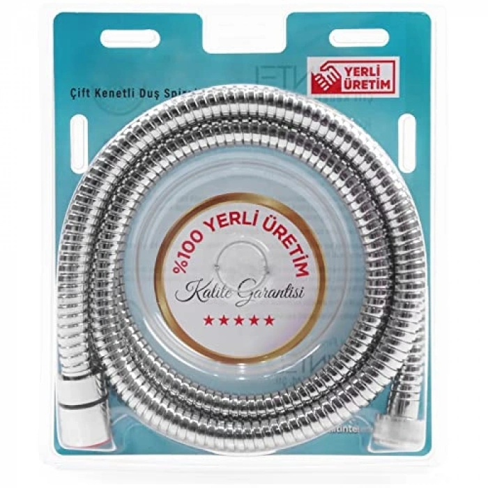 Çift Katmanlı Spiral Duş Hortumu, 170 cm Uzunlukta Dayanıklı Yapı