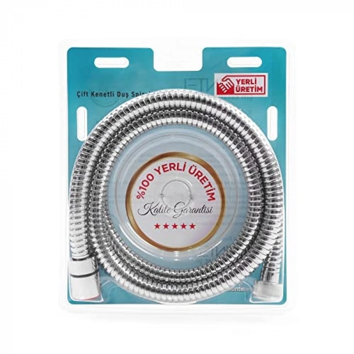 Çift Katmanlı Spiral Duş Hortumu, 170 cm Uzunlukta Dayanıklı Yapı