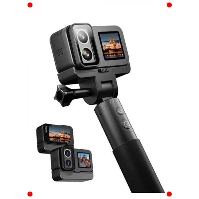 Çift Lensli 4K UHD Gece Görüşlü Aksiyon Kamerası