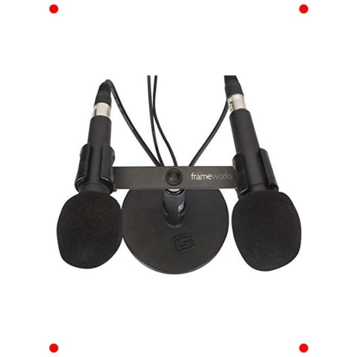 Çift Mikrofon Montaj Çubuğu - 5/8 Diş