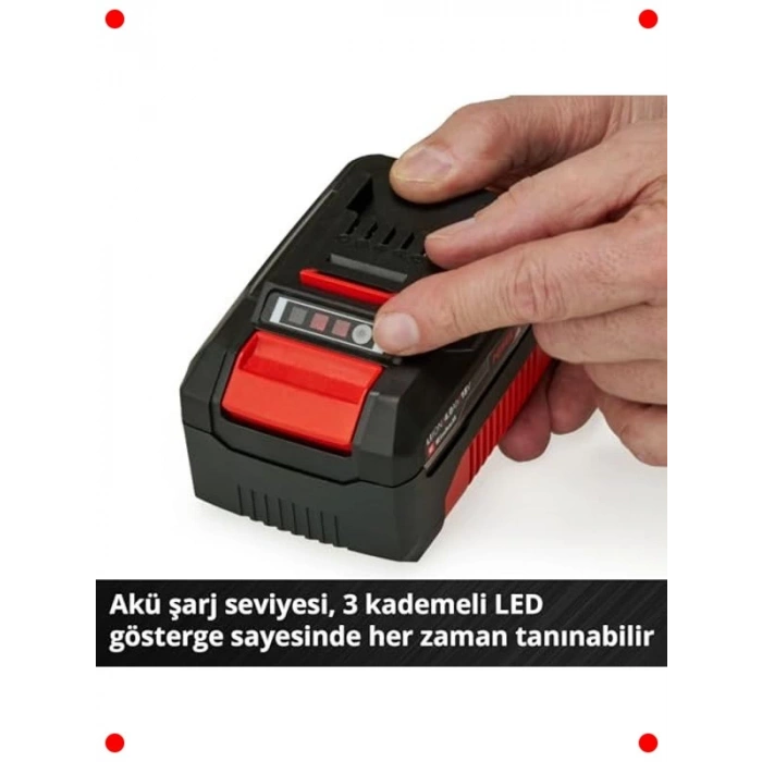 Çift Paket 18V Lityum İyon Akü, 2x4.0 Ah