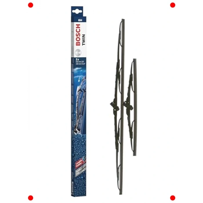 Çift Silecek Seti 650/340 mm - Çoklu Model Uyumlu