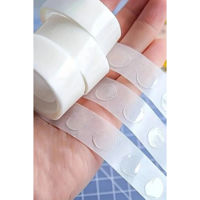 Çift Taraflı Balon Yapıştırma Bandı, 100 Adet, Kullanışlı