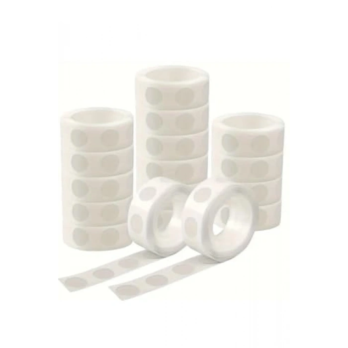 Çift Taraflı Balon Yapıştırma Bandı, 100 Adet, Kullanışlı