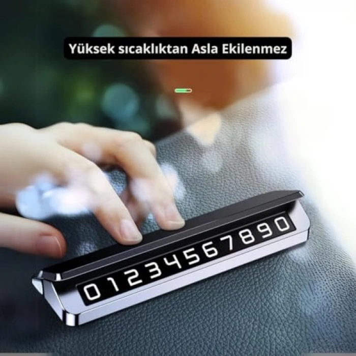 Çift Taraflı Gizlenebilir Park Numaratörü, Alüminyum