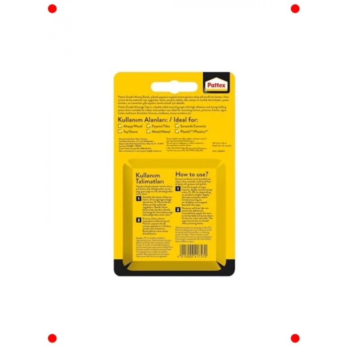 Çift Taraflı Güçlü Montaj Bandı - 120kg