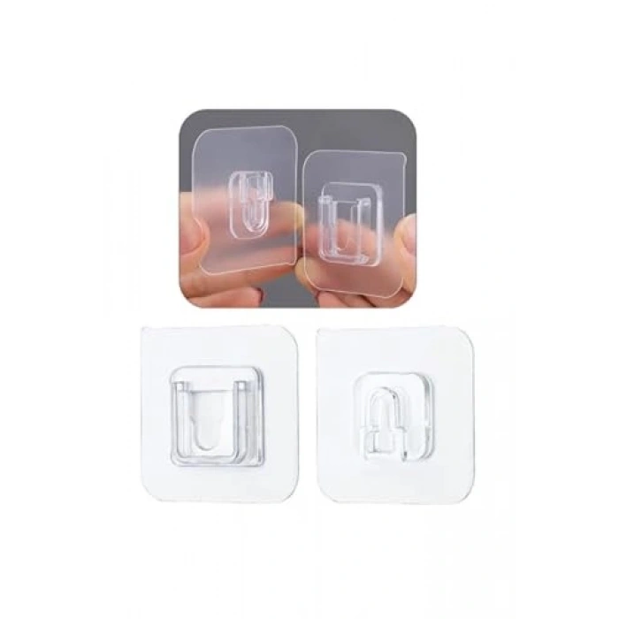 Çift Taraflı Kendinden Yapışkanlı Askı, 2 Adet Banyo Aparatı