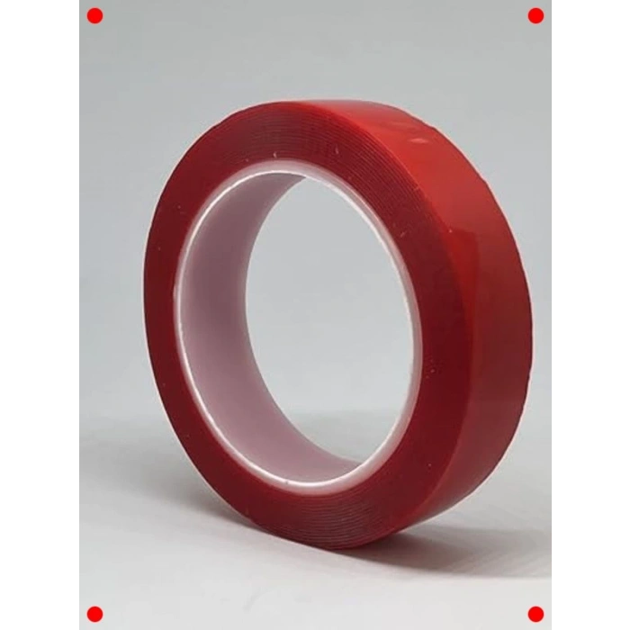 Çift Taraflı Şeffaf Silikon Bant (5m x 24mm)