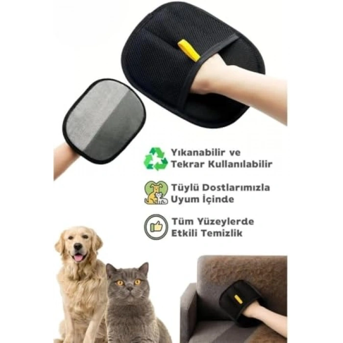 Çift Taraflı Statik Tüy Toplayıcı Eldiven, Dayanıklı ve Kolay Kullanım