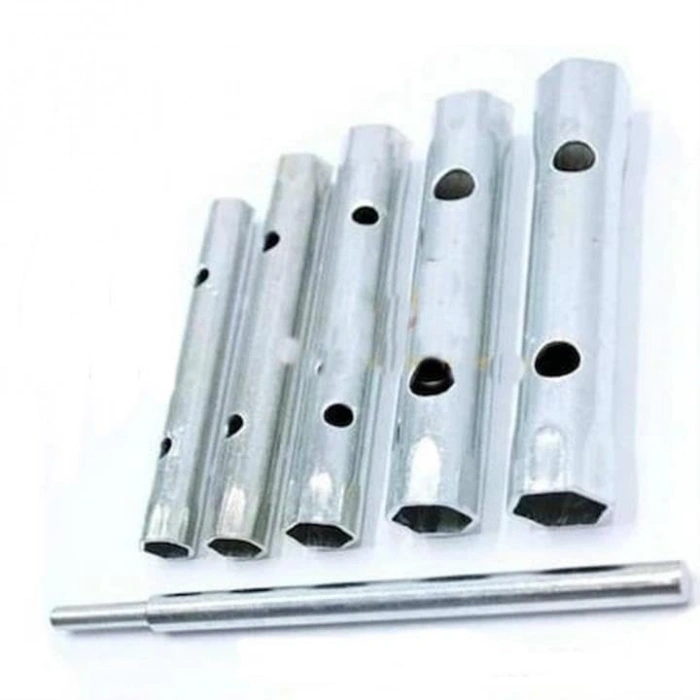 Çift Taraftan Sıkmalı Boru Anahtar Seti, 6 Parça