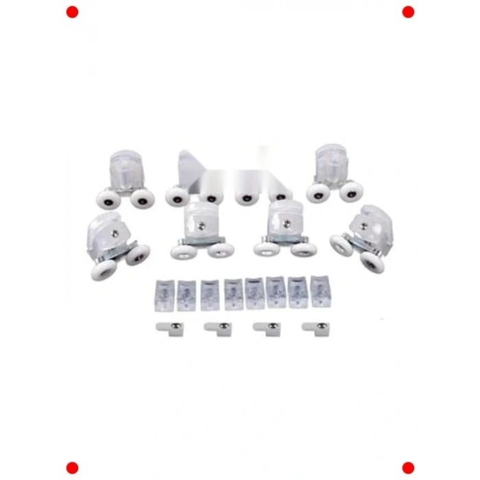 Çift Tekerli Duşakabin Tekerleği Takımı - 8 Adet