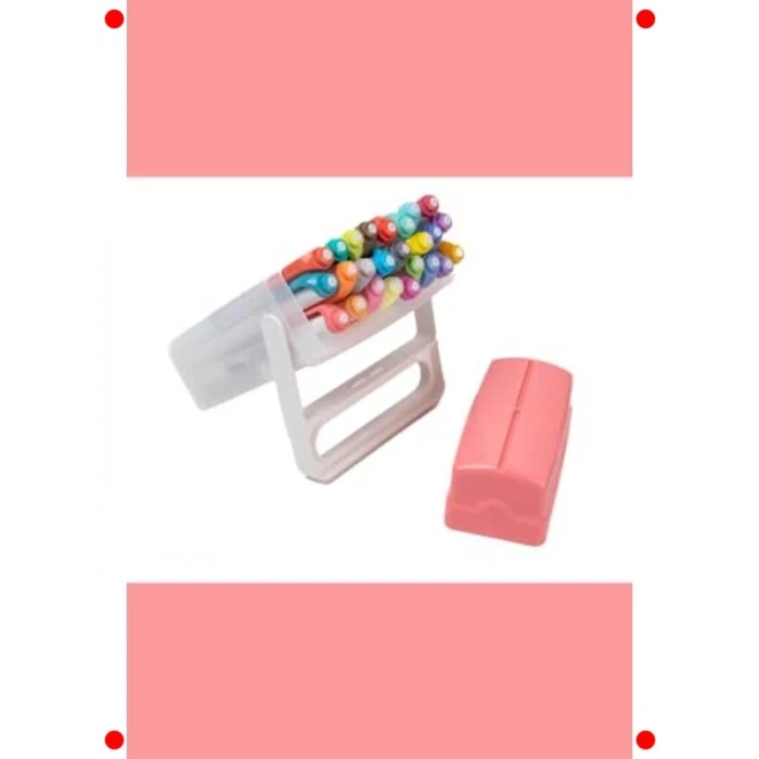 Çift Uçlu 25 Renk Fosforlu Kalem Seti Kutulu