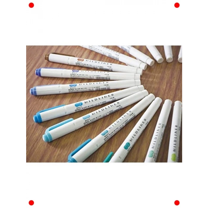 Çift Uçlu 25 Renk Fosforlu Kalem Seti Kutulu