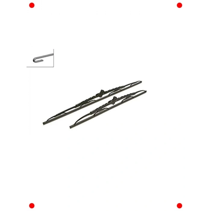 Çift Uyumlu Silecek Seti - 650/500 mm