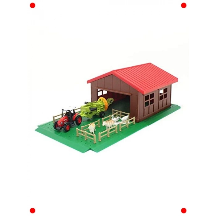 Çiftlik Oyun Seti - Depo ve Çitli Araç