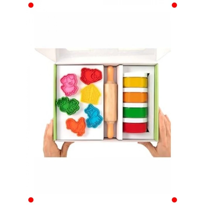 Çiftlik Temalı Doğal Oyun Hamuru Seti