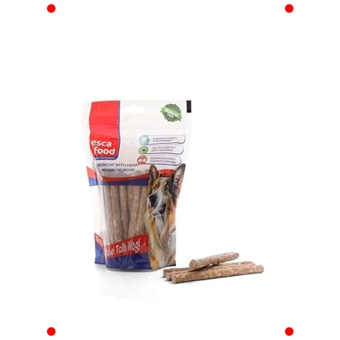 Çiğnenebilir Yürekli Köpek Ödül Çubukları 40 Adet