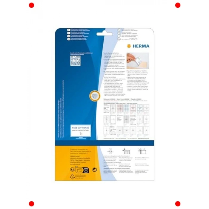 Çıkarılabilir İsim Etiketleri - Yazdırılabilir, 100 Adet