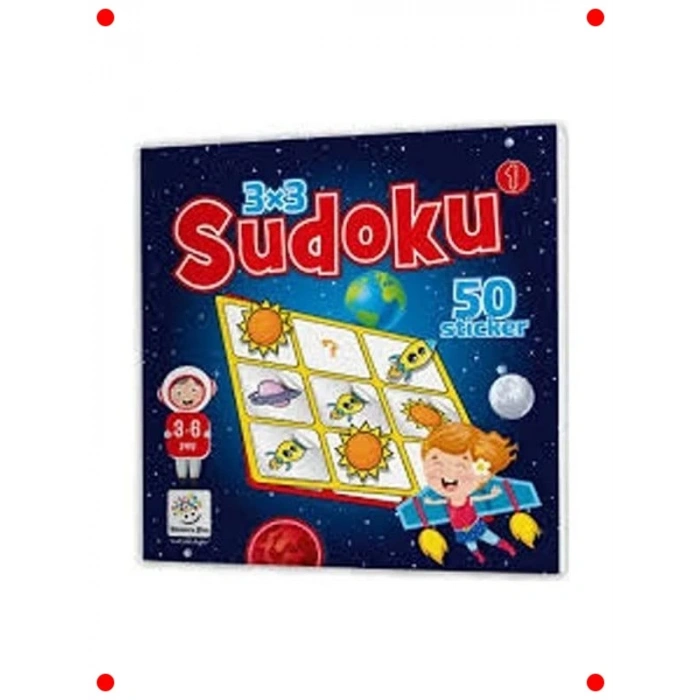 Çıkartmalı Sudoku Serisi (3-6 Yaş) – Dikkat Geliştirir