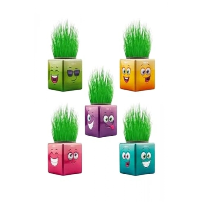 Çim Adam Çimoji 32li Renkli Küp Seti, Eğlenceli Oyun