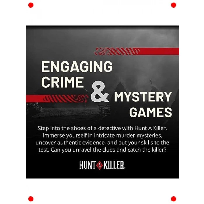 Cinayet Gizemi Çözme Kutu Oyunu (14+ Yaş)