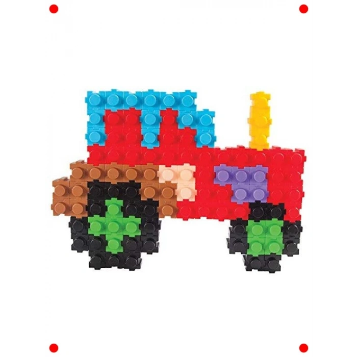 Çıt Çıt Geçmeli Yapı Blokları - 224 Parça