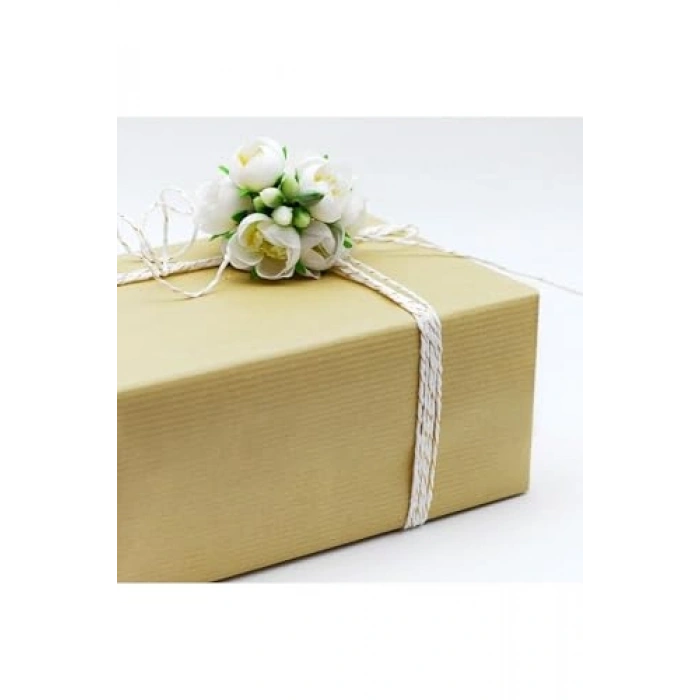 Çizgi Desenli Kraft Paket Kağıdı, 40 gr, 70x100 cm, 5 Adet