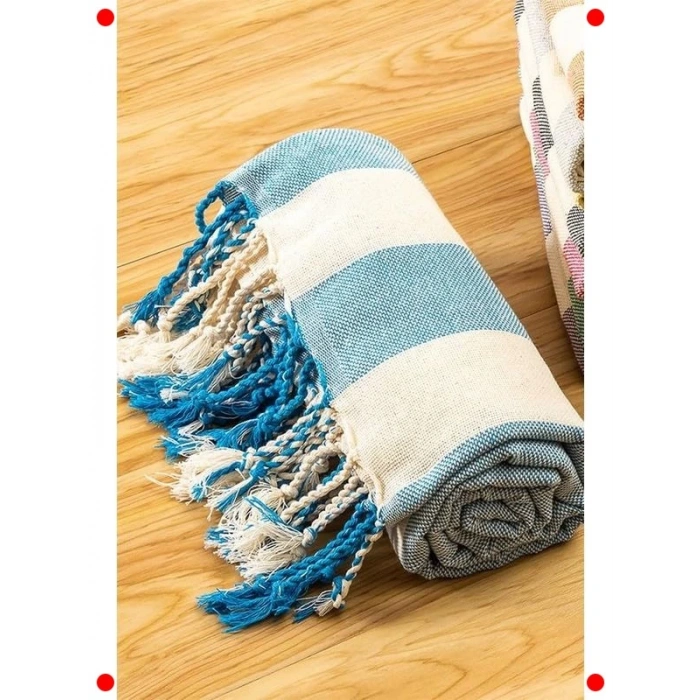 Çizgili Peştemal - Banyo ve Plaj Havlusu, Hızlı Kurur