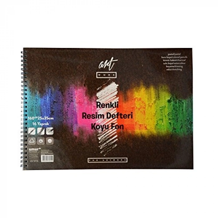 Clara Renkli Resim Defteri, 25 x 35 cm, 160 gr