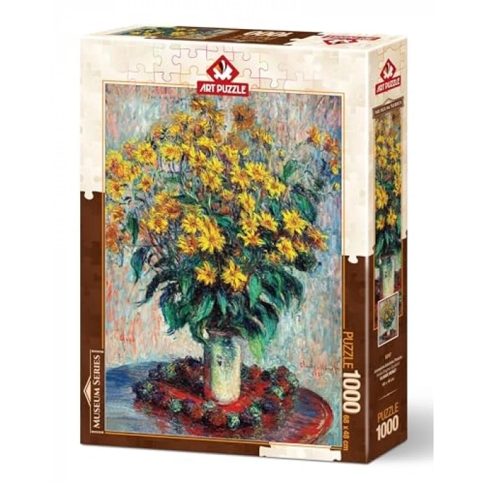 Claude Monet Temalı 1000 Parça Puzzle, Sanat ve Eğlence İçin