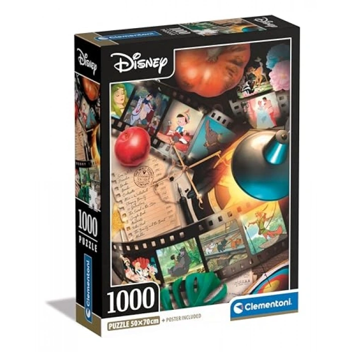 CLEMENTONI 1000 el. Compact Classic Movies [PUZZLE]