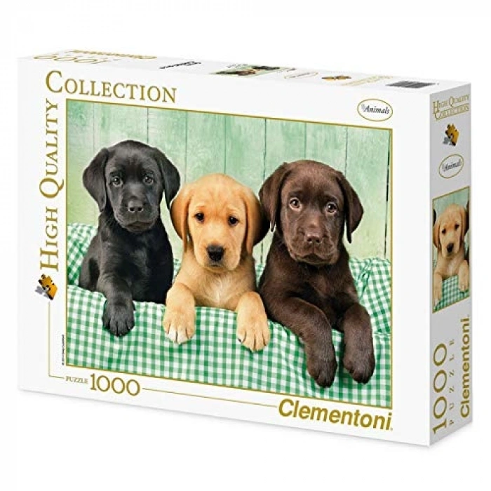 Clementoni - 1000 Parça HQ Collection Yetişkin Puzzle - Three Labs