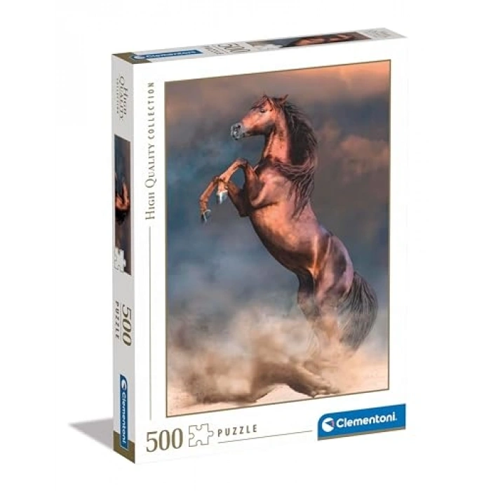 CLEMENTONI 500 el. HQ Wild Red Stallion [PUZZLE]