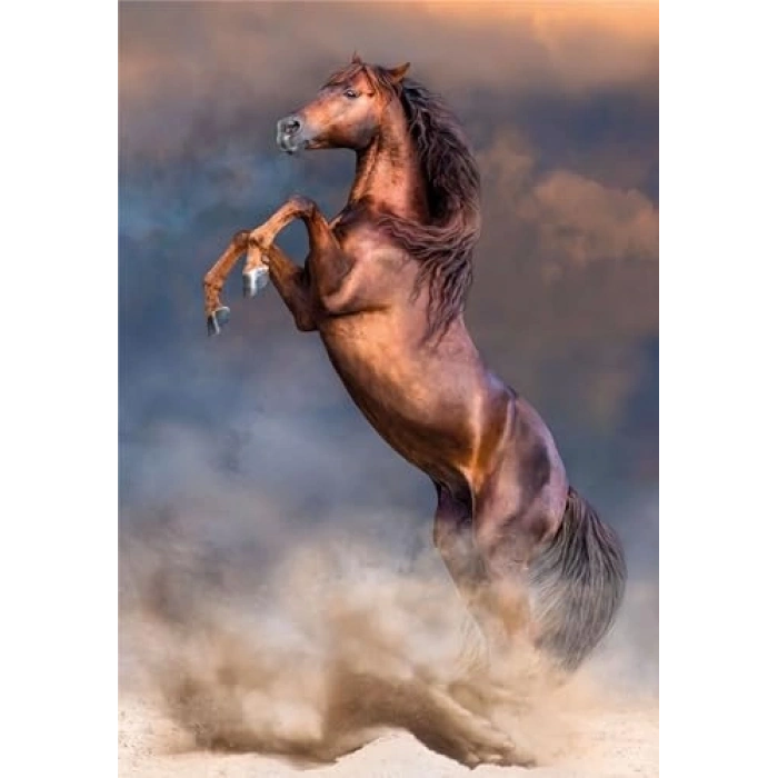 CLEMENTONI 500 el. HQ Wild Red Stallion [PUZZLE]