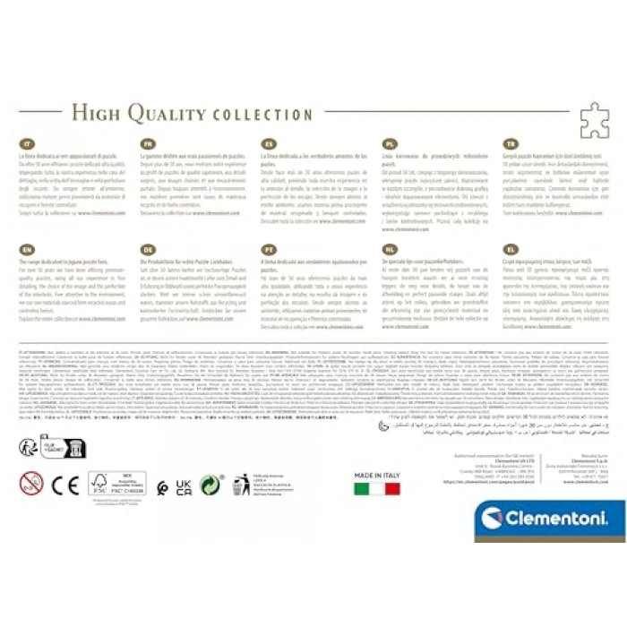 CLEMENTONI 500 el. HQ Wild Red Stallion [PUZZLE]