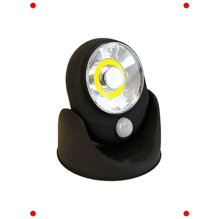 COB Hareket Sensörlü Işık, Pille Çalışır, Ev ve Bahçe İçin