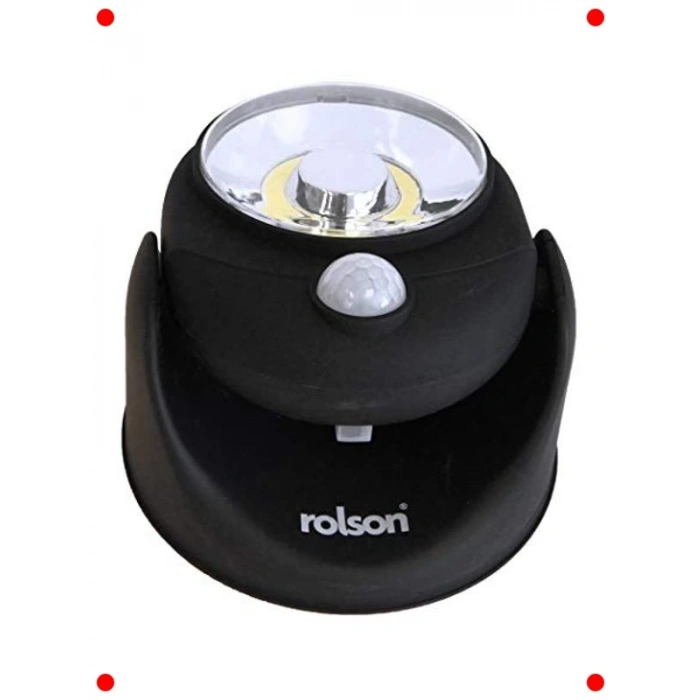 COB Hareket Sensörlü Işık, Pille Çalışır, Ev ve Bahçe İçin