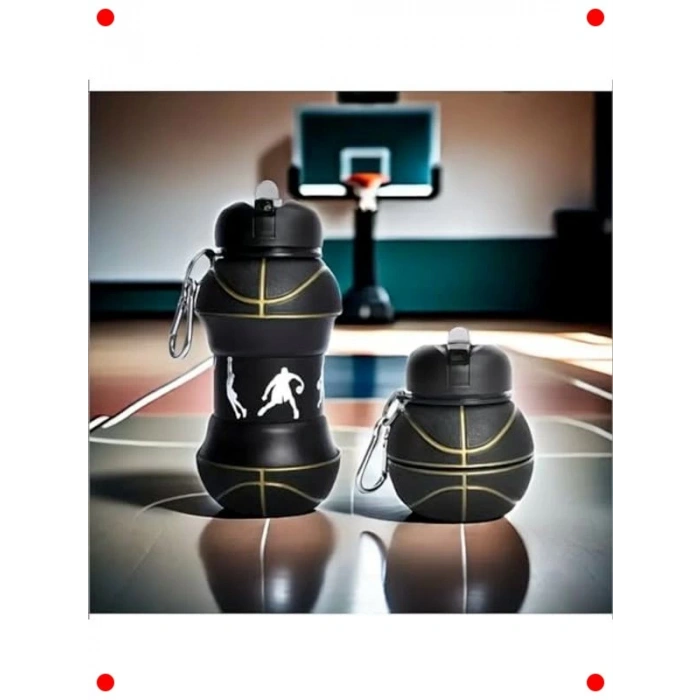 Çocuk Katlanabilir Sızdırmaz Matara - Okul ve Spor