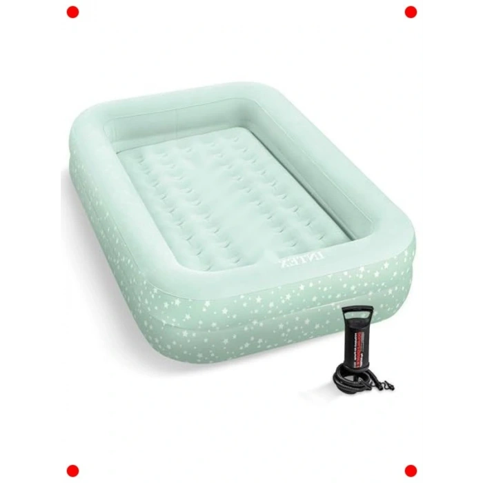 Çocuk Seyahat Şişme Yatak Seti