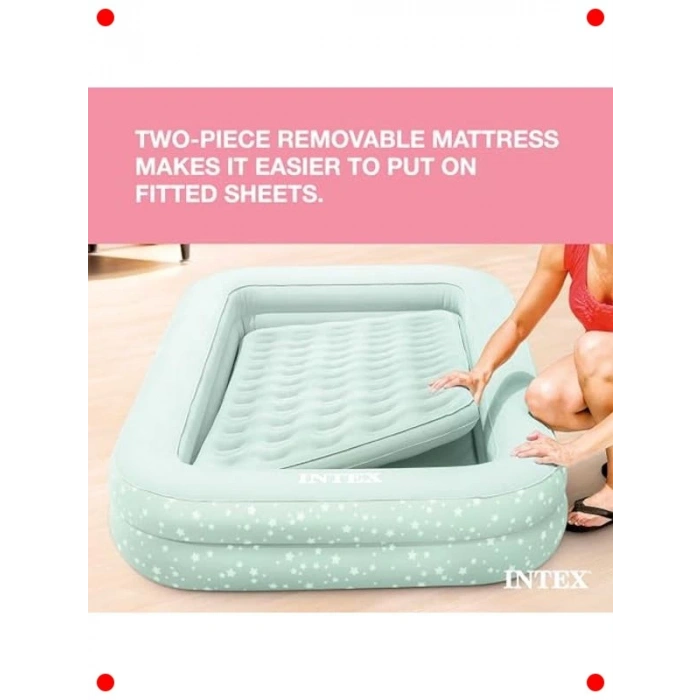 Çocuk Seyahat Şişme Yatak Seti