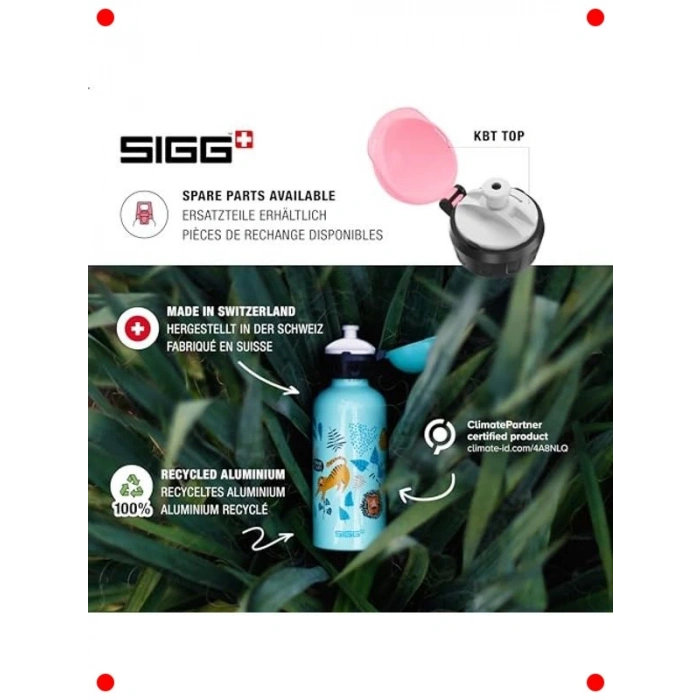 Çocuk Su Şişesi 0.4 Lt Alüminyum Hafif Sızdırmaz