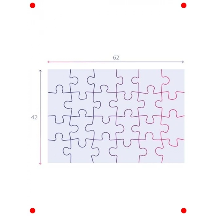 Çocuklar İçin 24 Parça Renkli Maxi Yapboz Seti