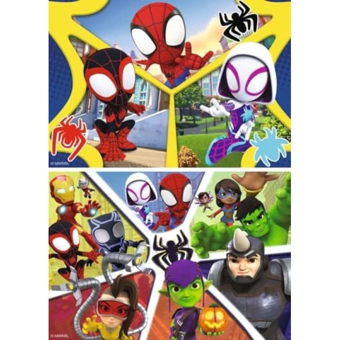 Çocuklar için 24 Parça Spidey Puzzle Seti