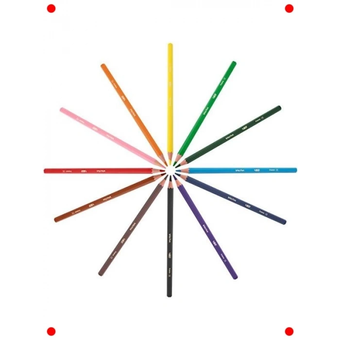 Çocuklar İçin 25li Kuru Boya Kalemi Seti