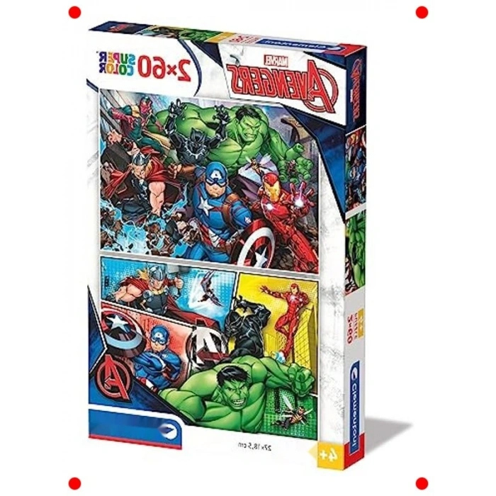 Çocuklar İçin 2x60 Parça Yapboz Seti