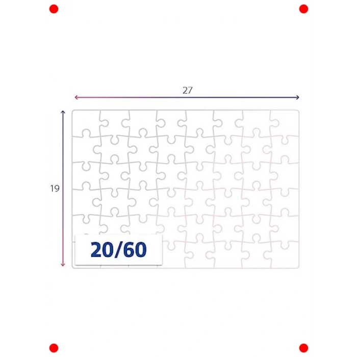 Çocuklar İçin 2x60 Parça Yapboz Seti