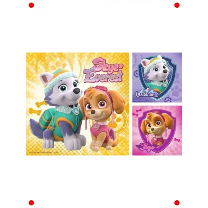 Çocuklar İçin 3lü Mini Puzzle Seti (49 Parça)