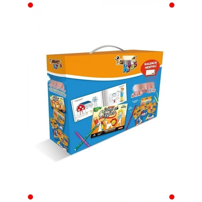 Çocuklar İçin 37 Parça Dikkat Boyama Seti
