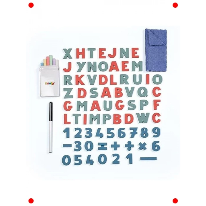 Çocuklar İçin Çift Taraflı Çalışma Masası ve Oturağı