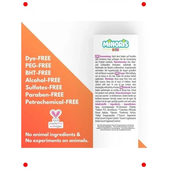 Çocuklar İçin Kolay Tarama Saç Spreyi 200 ml